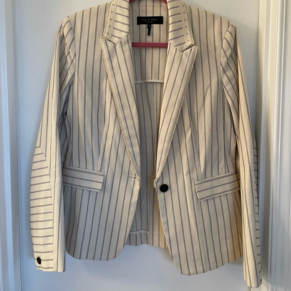 Rag and Bone 100% cotton EUC size 8 blazer